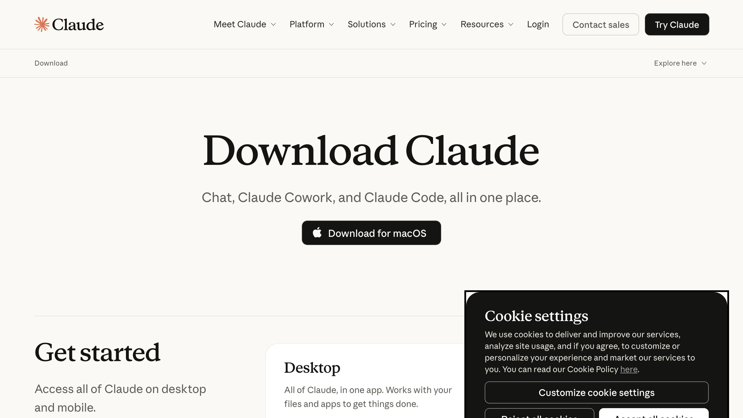 claude.com/download — Claude Desktop для Mac/Windows
